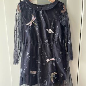 Girls Tulle Embroidered dress